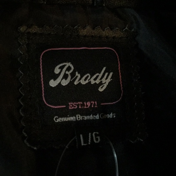 Brody black leather jacket - Picture 3 of 6